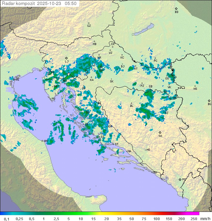 Padavine Hrvaška