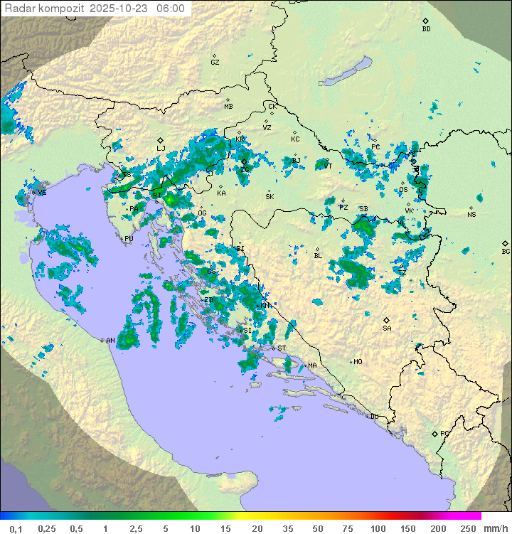Padavine Hrvaška