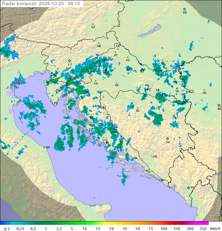 Padavine Hrvaška
