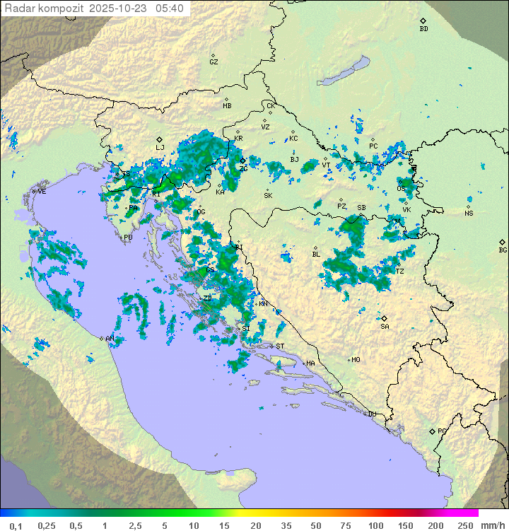 Padavine Hrvaška