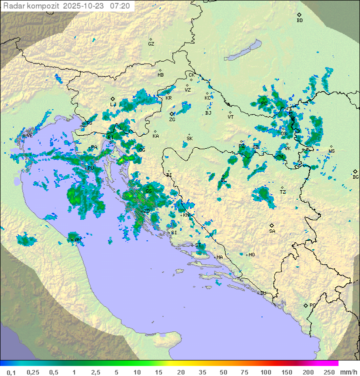 Padavine Hrvaška