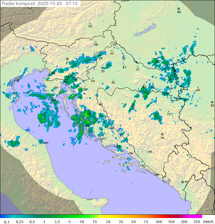 Padavine Hrvaška