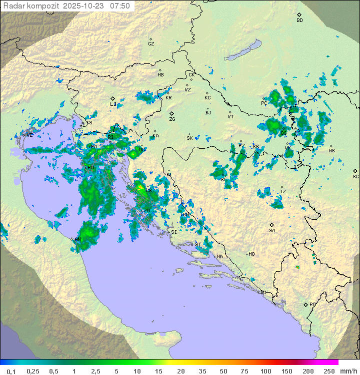 Padavine Hrvaška