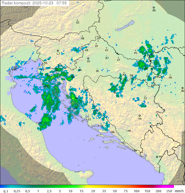 Padavine Hrvaška