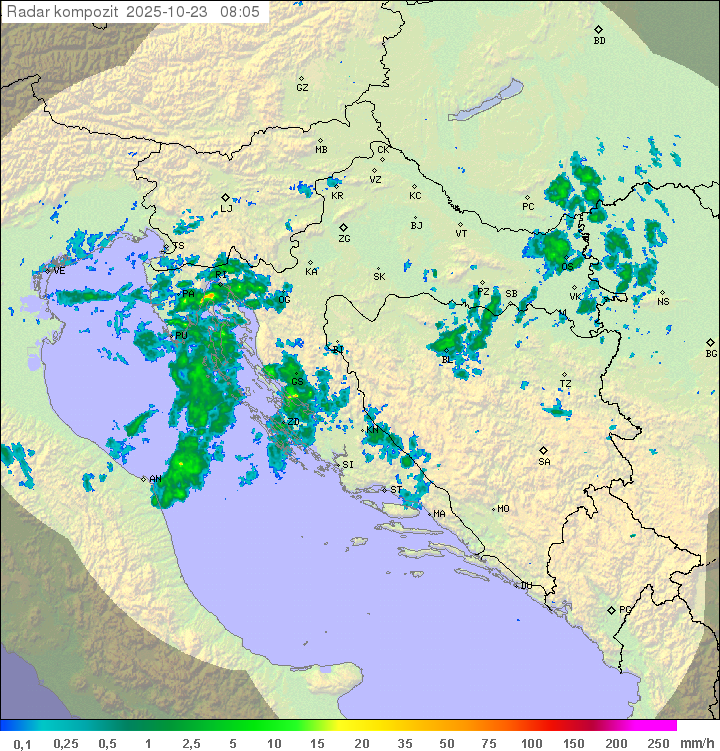 Padavine Hrvaška