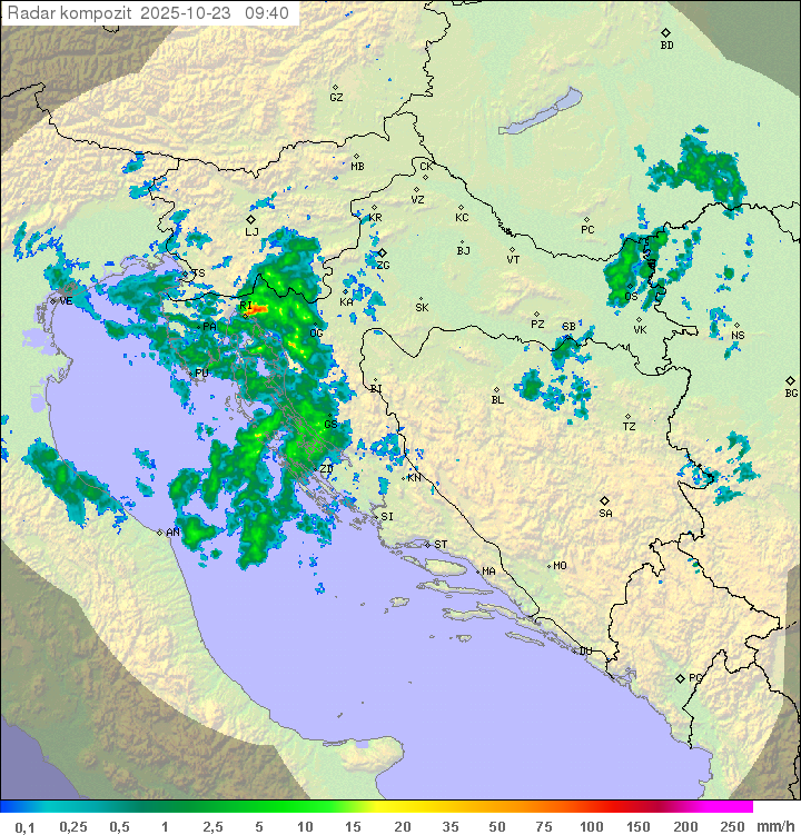 Padavine Hrvaška