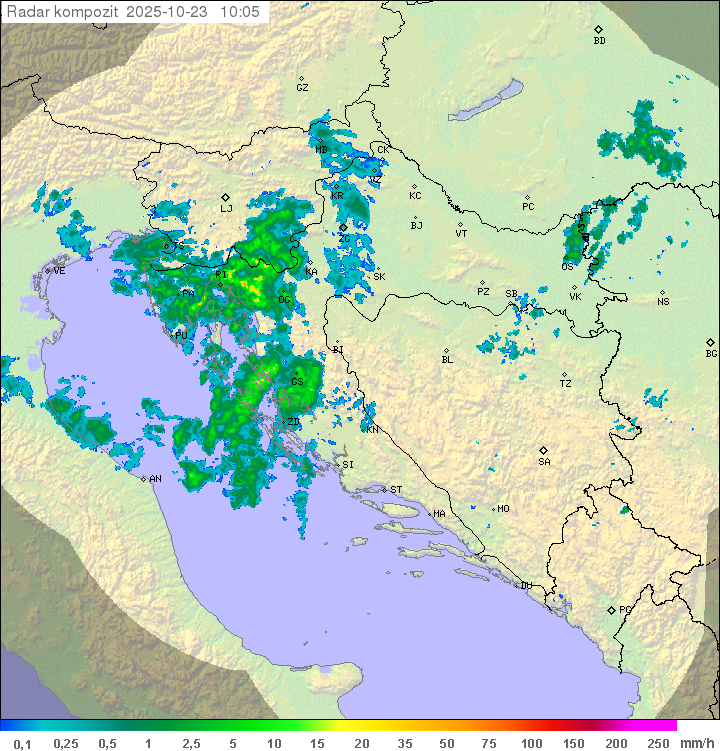 Padavine Hrvaška