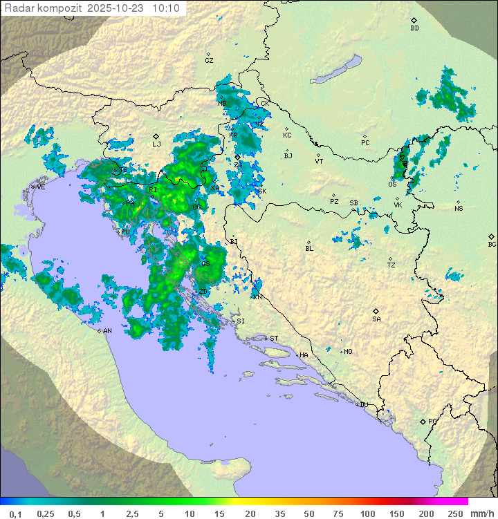 Padavine Hrvaška
