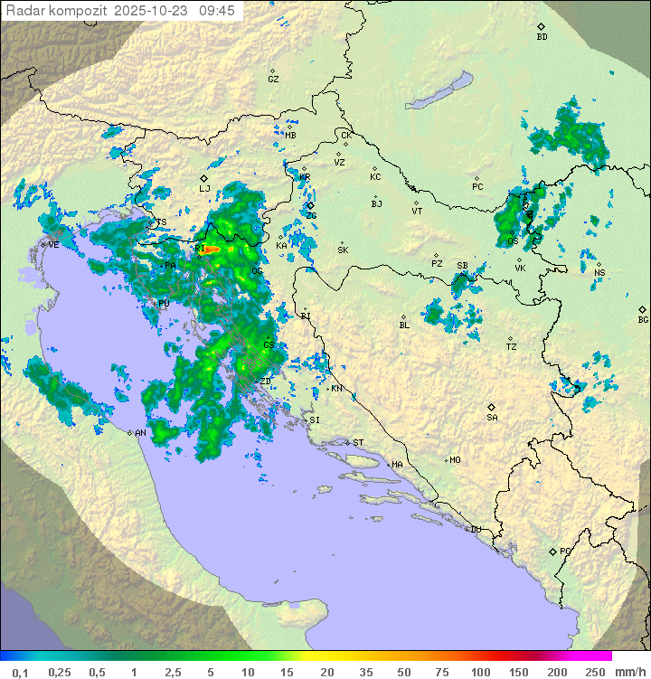 Padavine Hrvaška