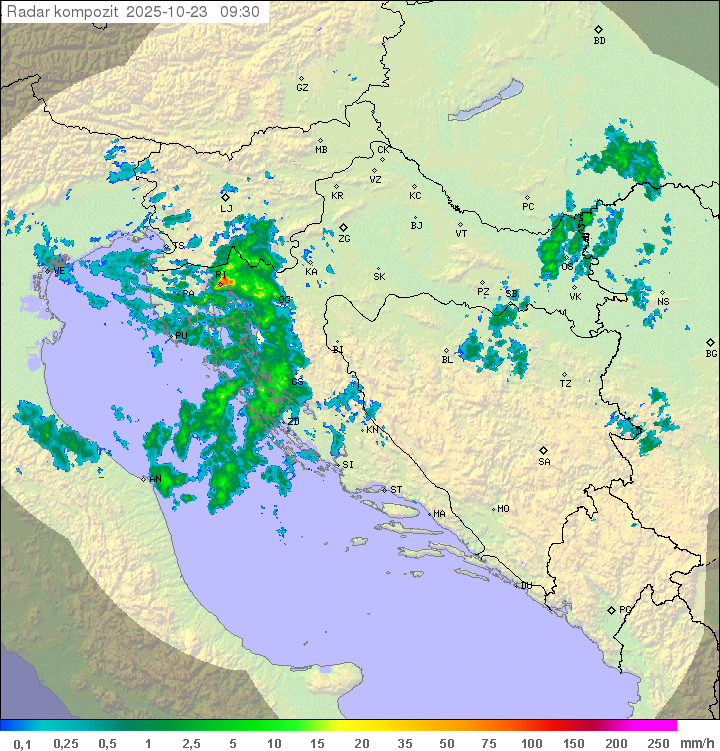 Padavine Hrvaška
