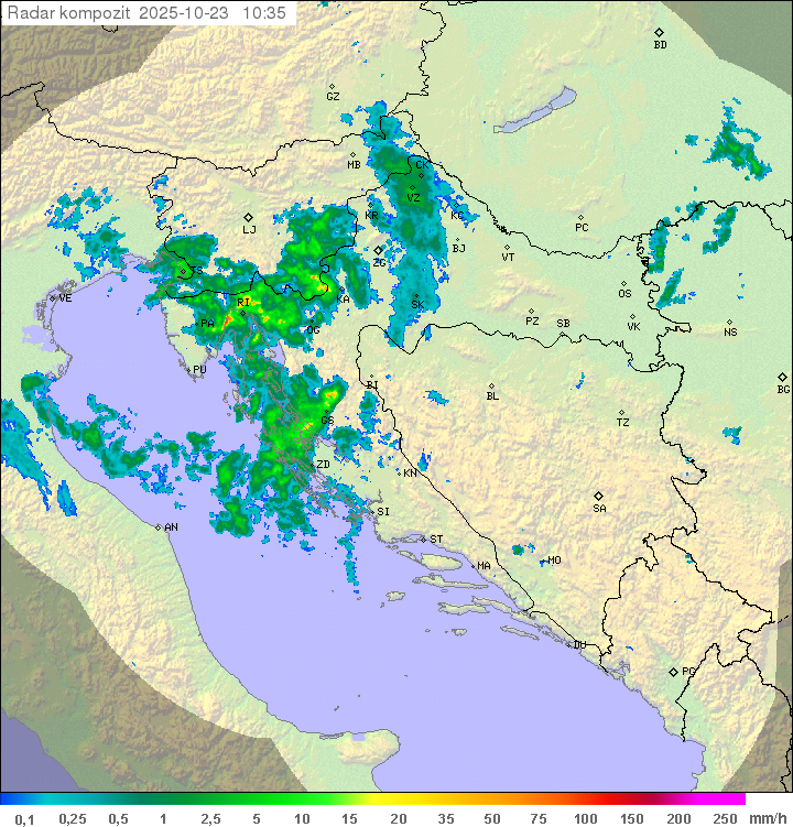 Padavine Hrvaška