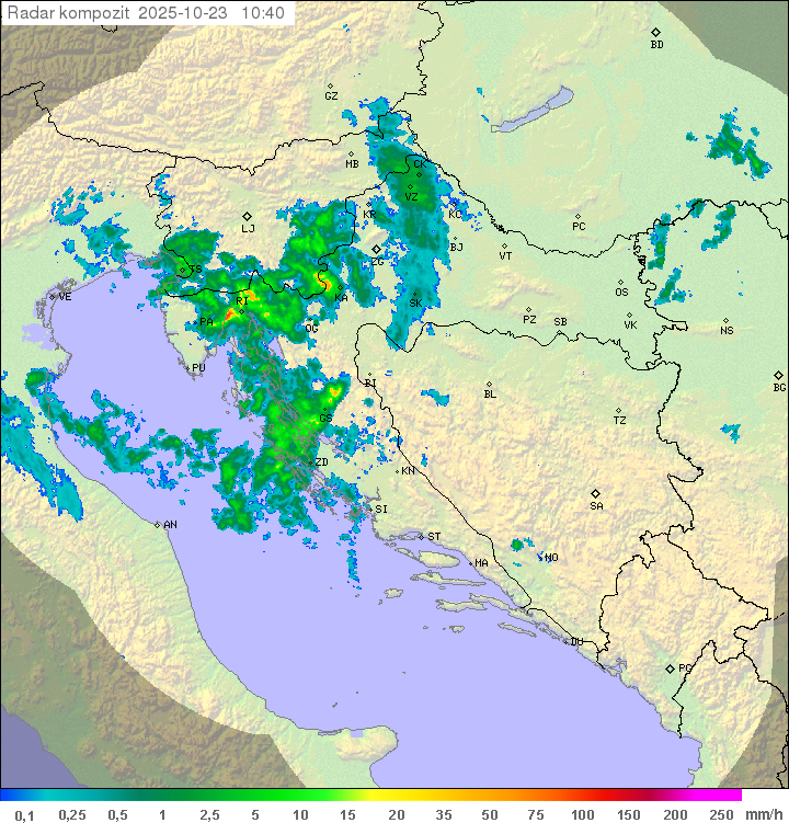 Padavine Hrvaška