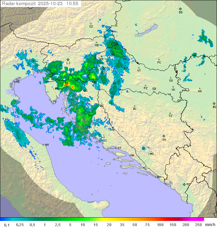 Padavine Hrvaška