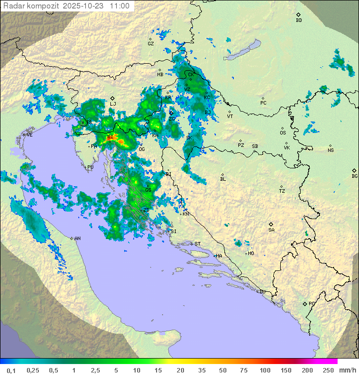 Padavine Hrvaška