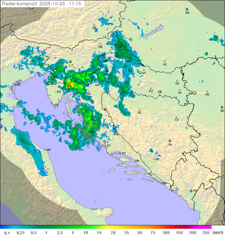 Padavine Hrvaška