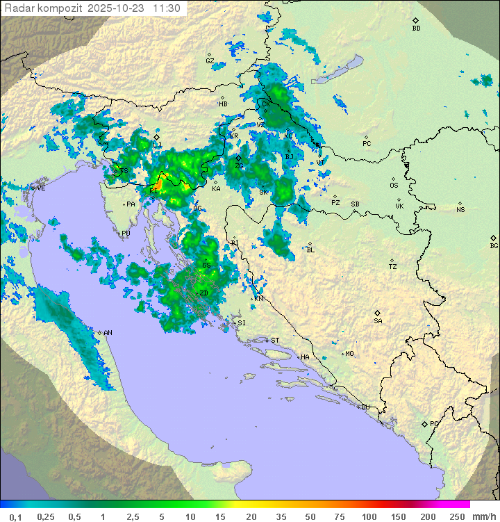 Padavine Hrvaška