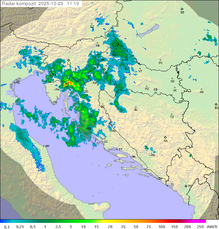 Padavine Hrvaška
