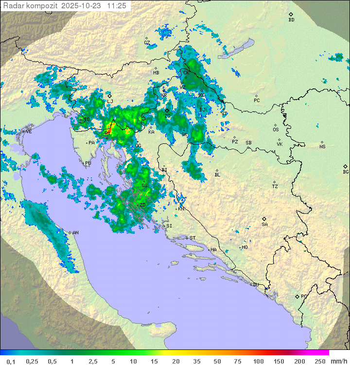Padavine Hrvaška