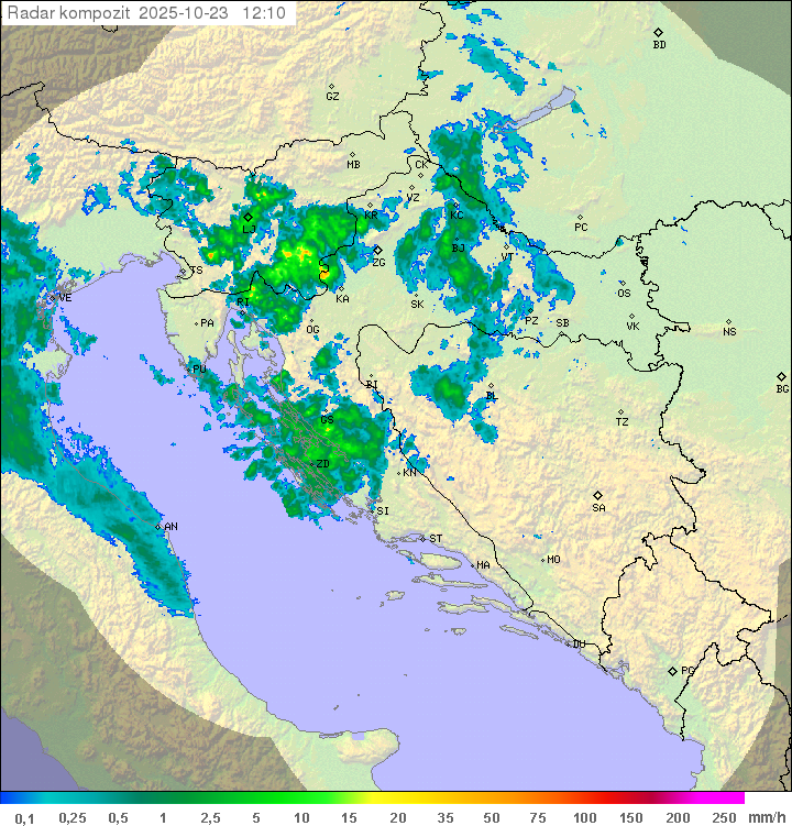 Padavine Hrvaška