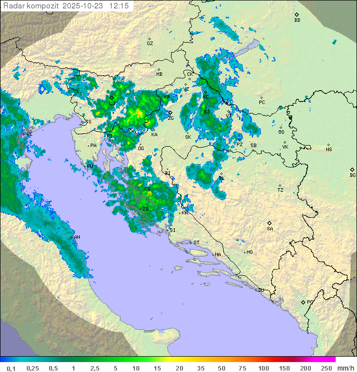 Padavine Hrvaška