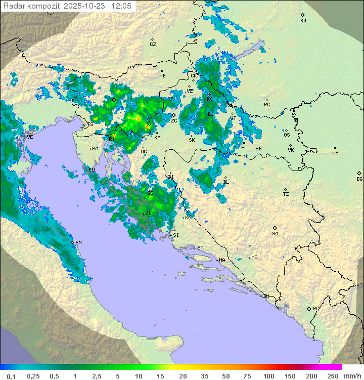 Padavine Hrvaška