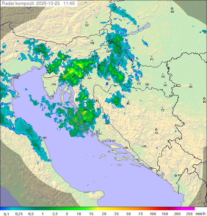 Padavine Hrvaška