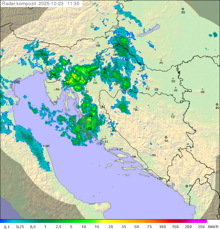 Padavine Hrvaška