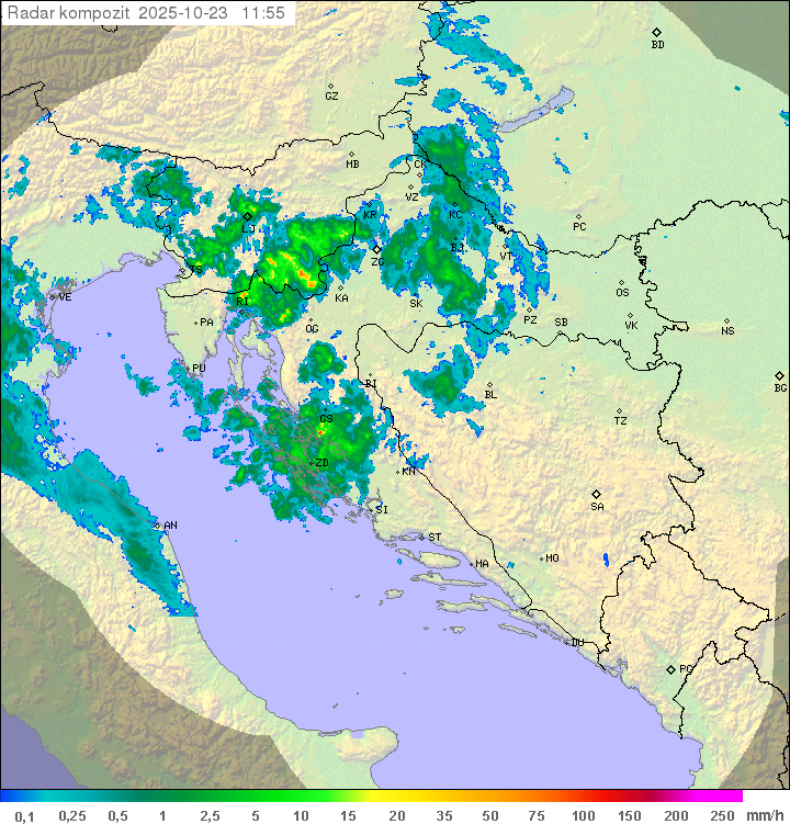 Padavine Hrvaška
