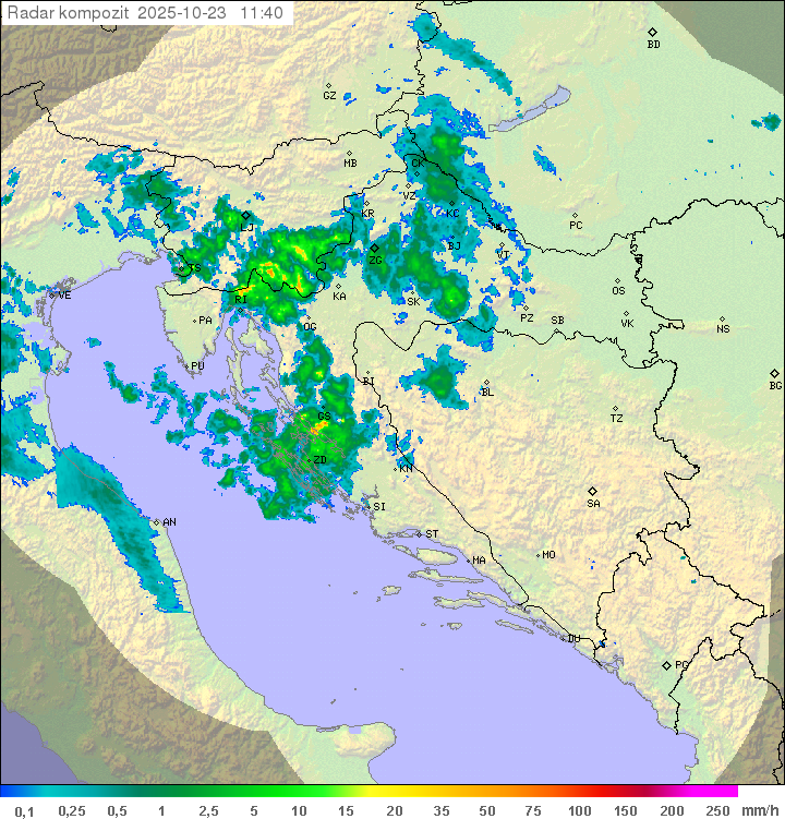 Padavine Hrvaška