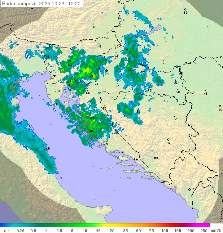 Padavine Hrvaška