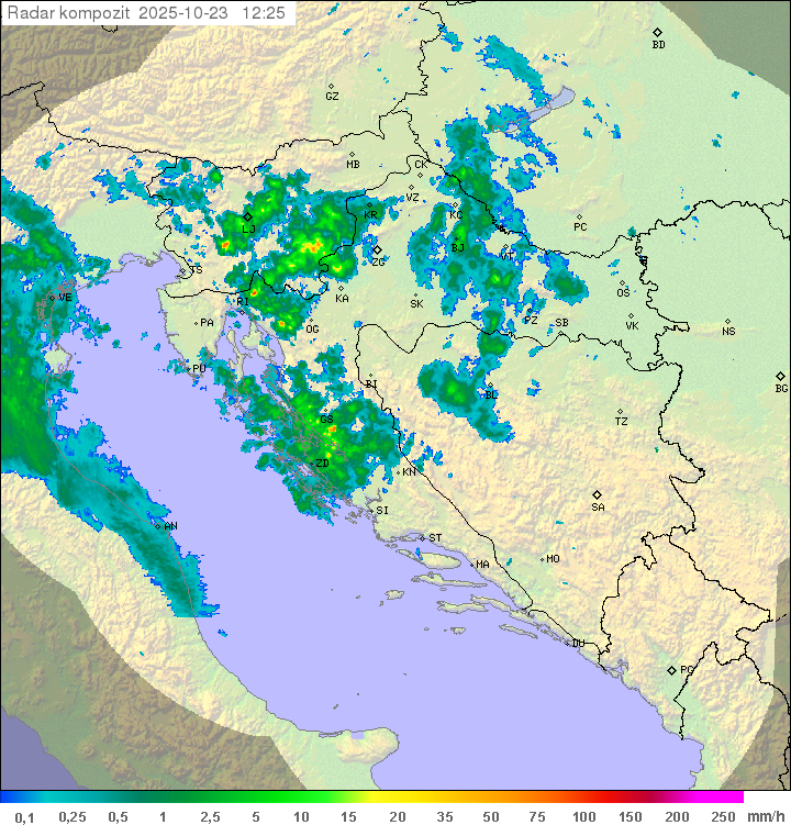 Padavine Hrvaška