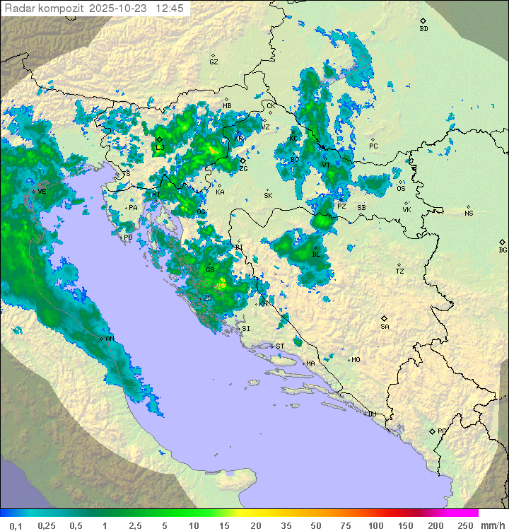 Padavine Hrvaška
