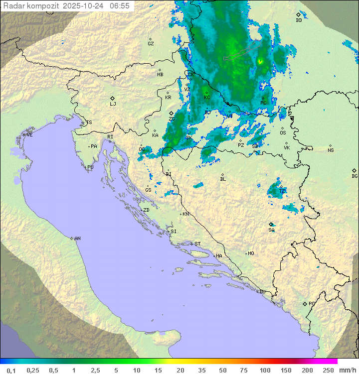 Padavine Hrvaška