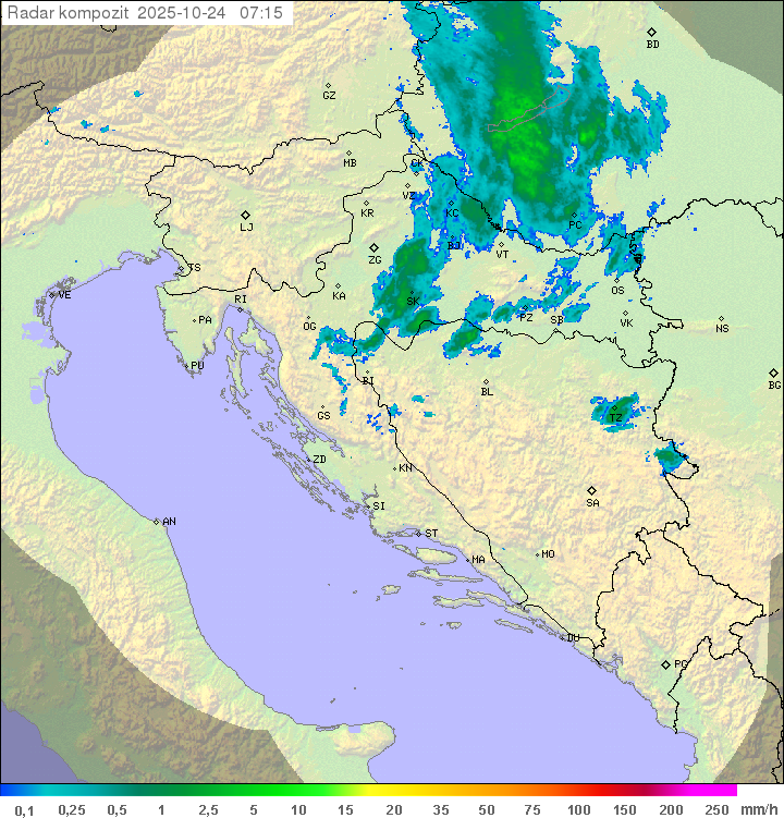 Padavine Hrvaška