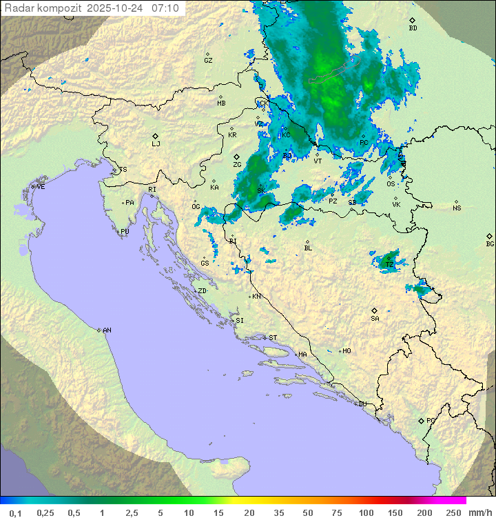 Padavine Hrvaška