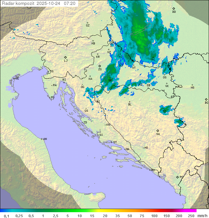 Padavine Hrvaška