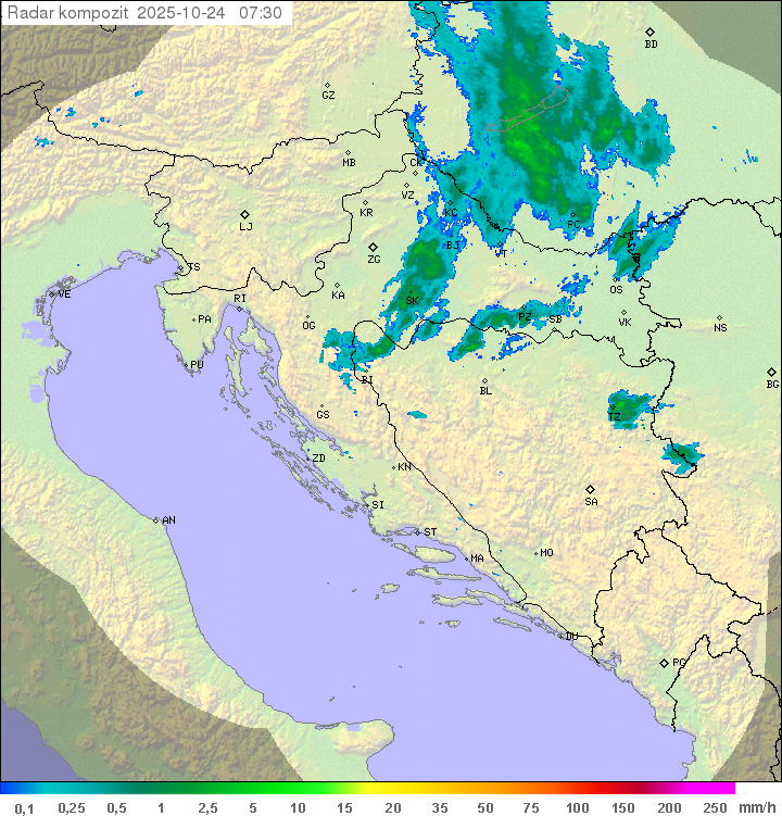 Padavine Hrvaška