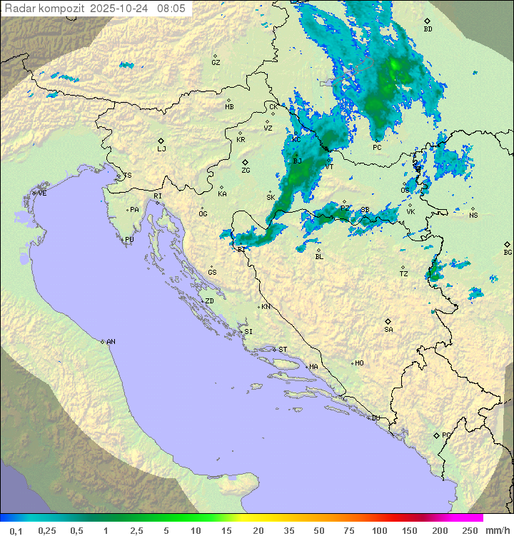 Padavine Hrvaška