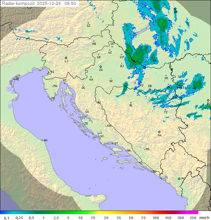 Padavine Hrvaška