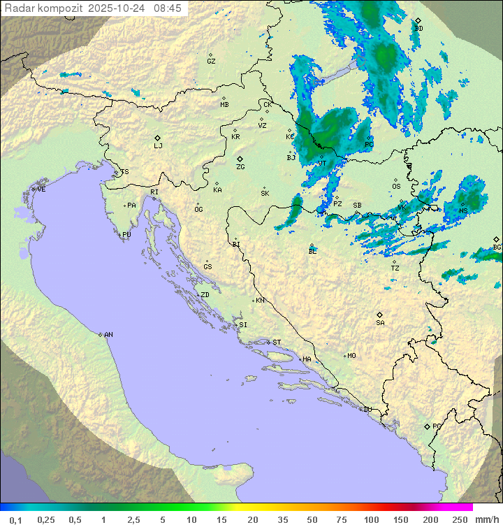 Padavine Hrvaška