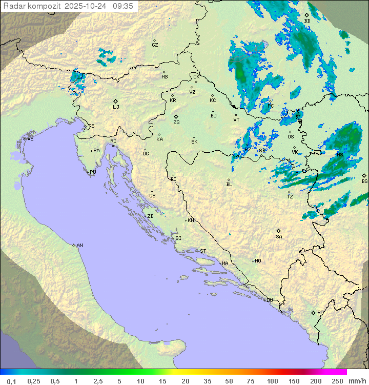 Padavine Hrvaška