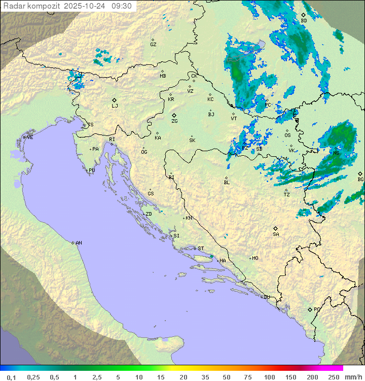 Padavine Hrvaška