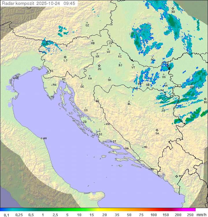 Padavine Hrvaška