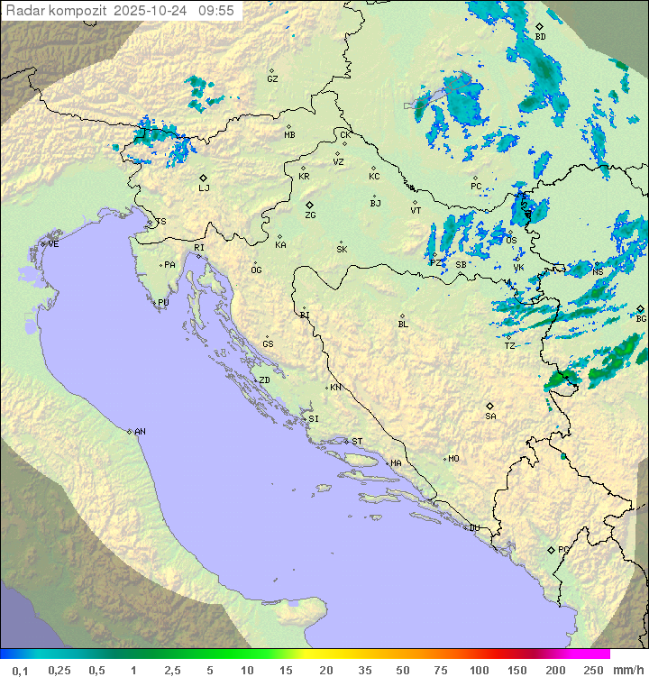 Padavine Hrvaška