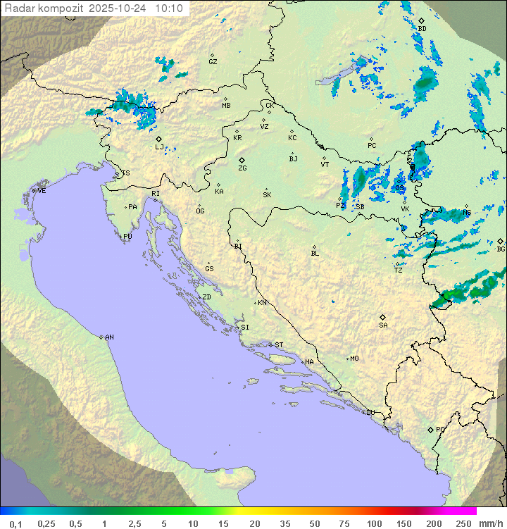 Padavine Hrvaška