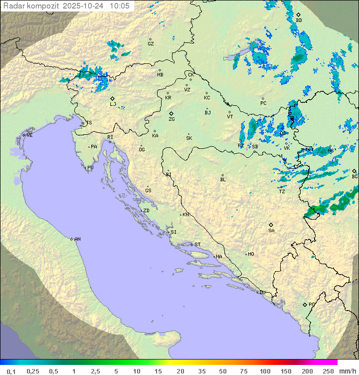 Padavine Hrvaška