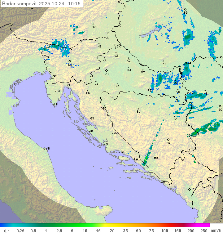 Padavine Hrvaška