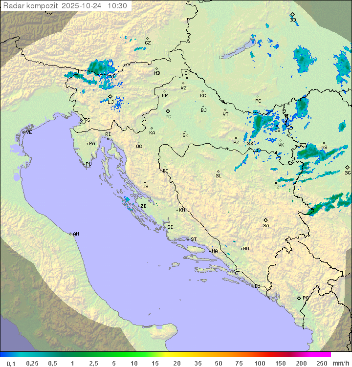 Padavine Hrvaška