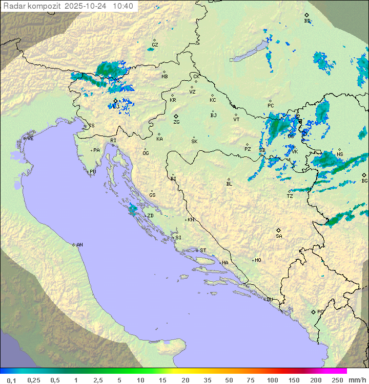 Padavine Hrvaška