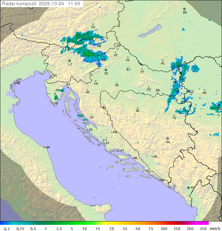 Padavine Hrvaška